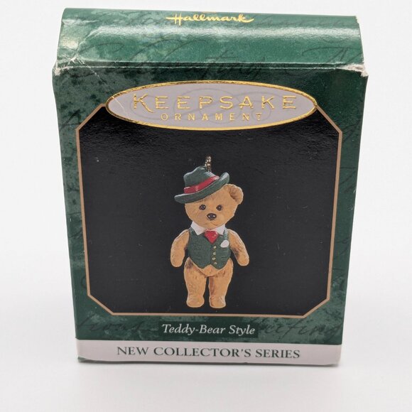 Hallmark Keepsake Teddy-Bear Style 1997, 1st in Series, Vintage Ornament - Picture 7 of 10